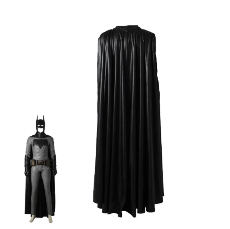 

Superhero League Bat Bruce Wayne Cape Cosplay Costume Halloween Carnival Black Cloak Clothing Accessories