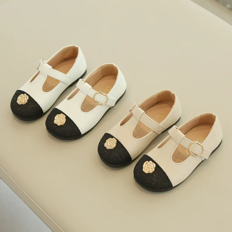 Girls' Shoes 2024 Spring and Autumn New Fashion Retro Small Fragrant Wind Princess Dance Children's Performance Single Shoes