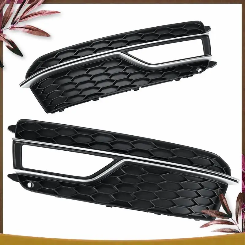 

AB59-Left Front Bumper Fog Light Grill Cover Fog Lamp Lower Grille For A5 S-Line S5 2013-2016 8T0807681 8T0807682 Parts