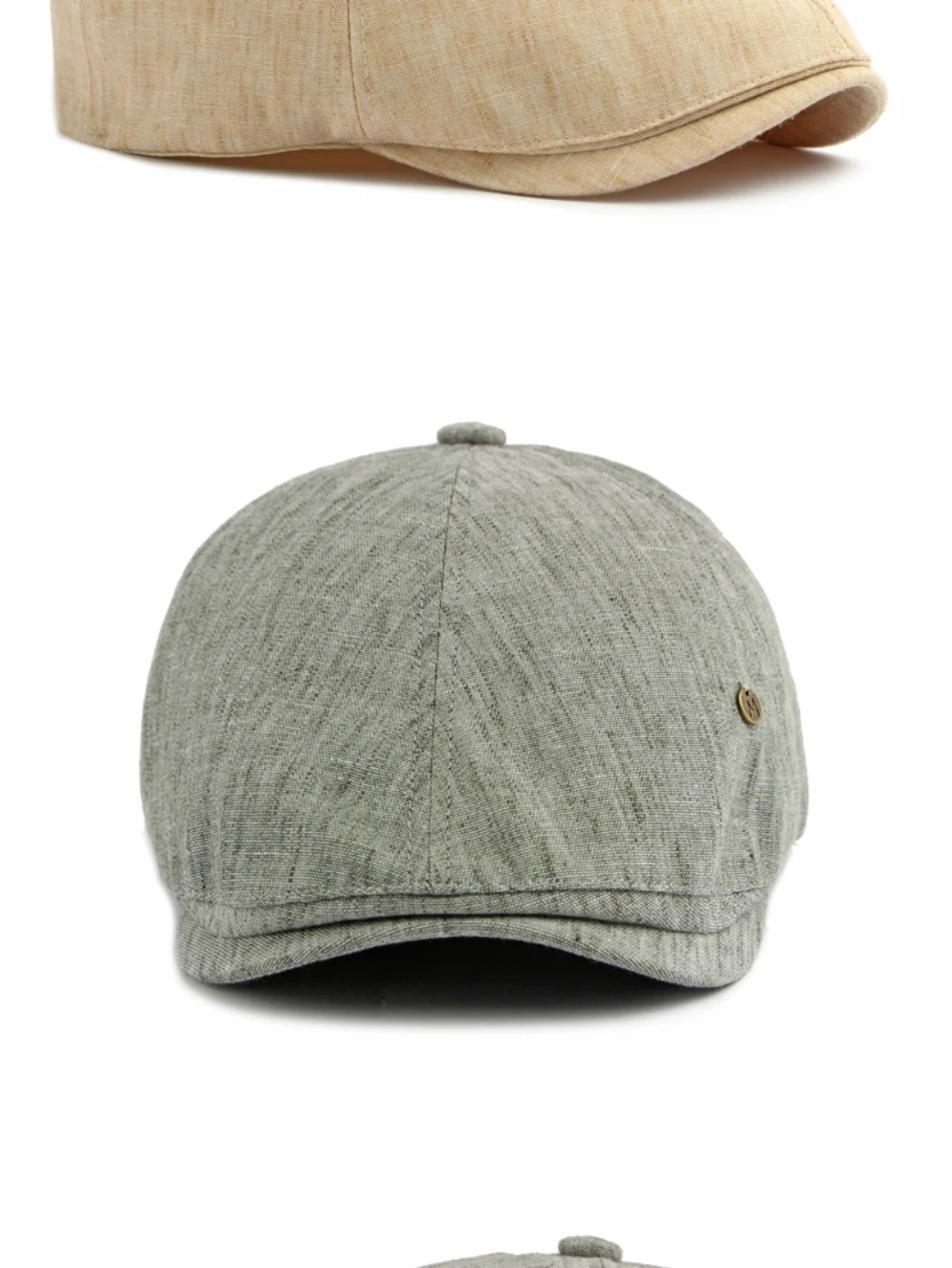 HT5100 Herren- und Damen-Baskenmützen, Vintage Künstler-Mütze, Frühling-Sommer Ivy Flatcap, Achteckige Baskenmütze für Männer und Frauen – Detail 9