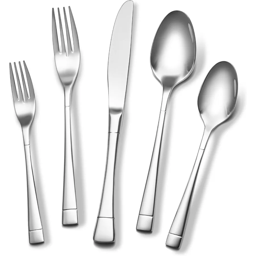 

Набор сверхмощных столовых приборов для 4 20 предметов, набор столовых приборов из нержавеющей стали 18, 10, столовые приборы с зеркальной полировкой, современная кухня, еда Utensi