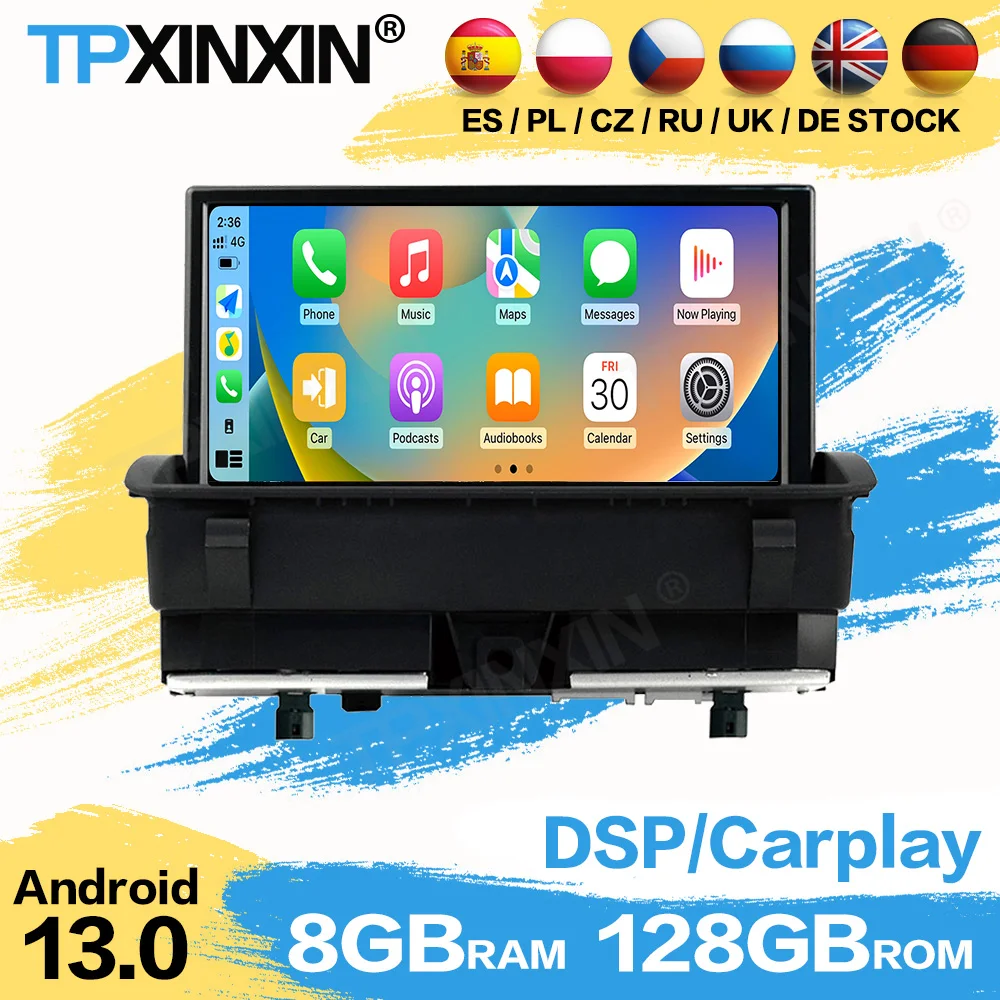 

Интеллектуальная система автомобильного радио с экраном Android для Audi Q3 2011 2012 2013 2014 2015 2016, GPS-навигация, стерео видео головное устройство