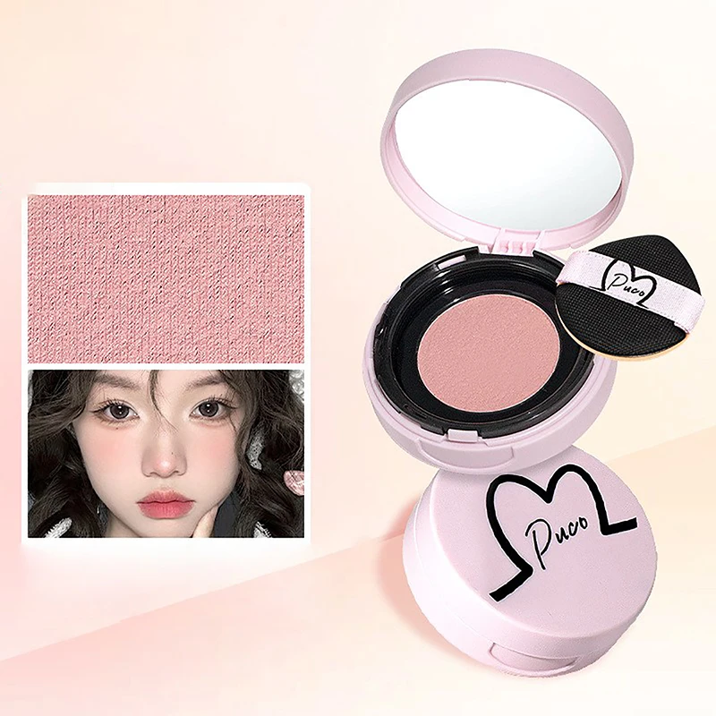 Air Cushion Blusher Low Saturation Face Contour Cheek Rouge Lasting Shading Matte Cosmetics Rubor Brighten Lip Cheek Milk Blush