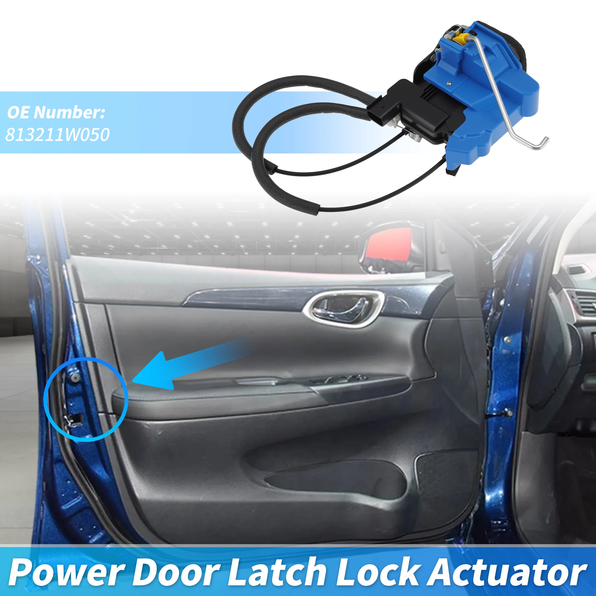 UXCELL 813211W050 Power Door Lock Latch Actuator for Kia Rio5 SX