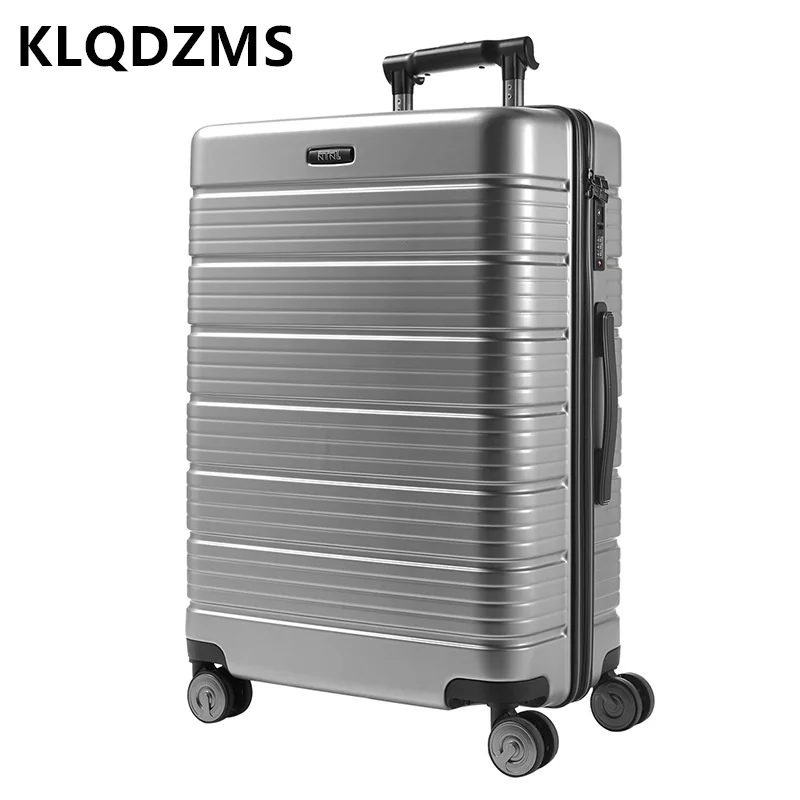 KLQDZMS New Luggage Business Travel Female Trolley Case 20 Inch Suitcase Cabin Portable Boarding Case With Wheel Suitcase Men