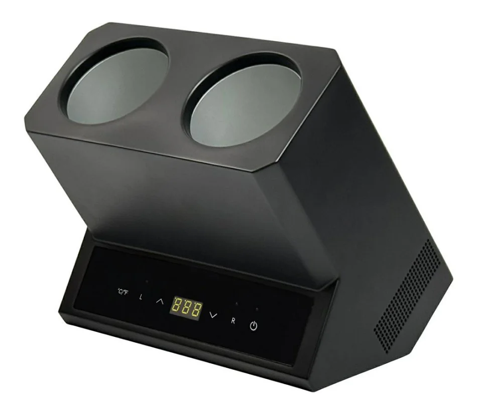 

Portable Double 750ml Wine Cooler OEM ODM Factory's Newest Electric Wine Chiller Two Bottle Wine Cooler