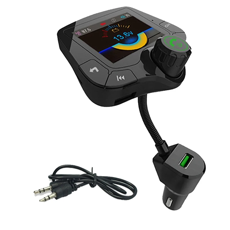 1 Piece G24 FM Transmitter Car MP3 Player Universal Car Supplies Audio Receiver Black