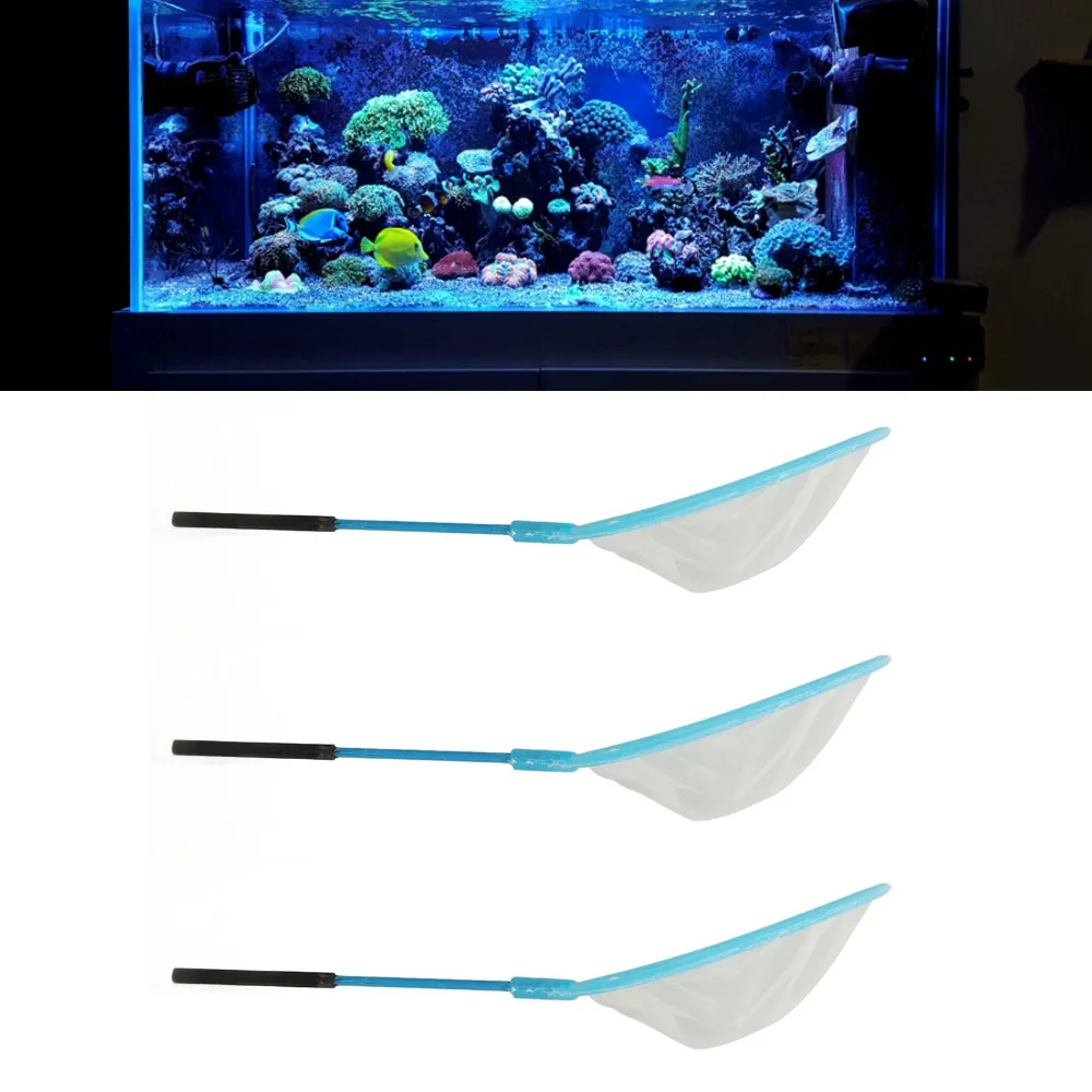 10 Pcs Set High Flexibility Mini Fish Net High Density Mesh Plastic Brine Shrimp Net Fine Mesh Small Size Fine Sieve