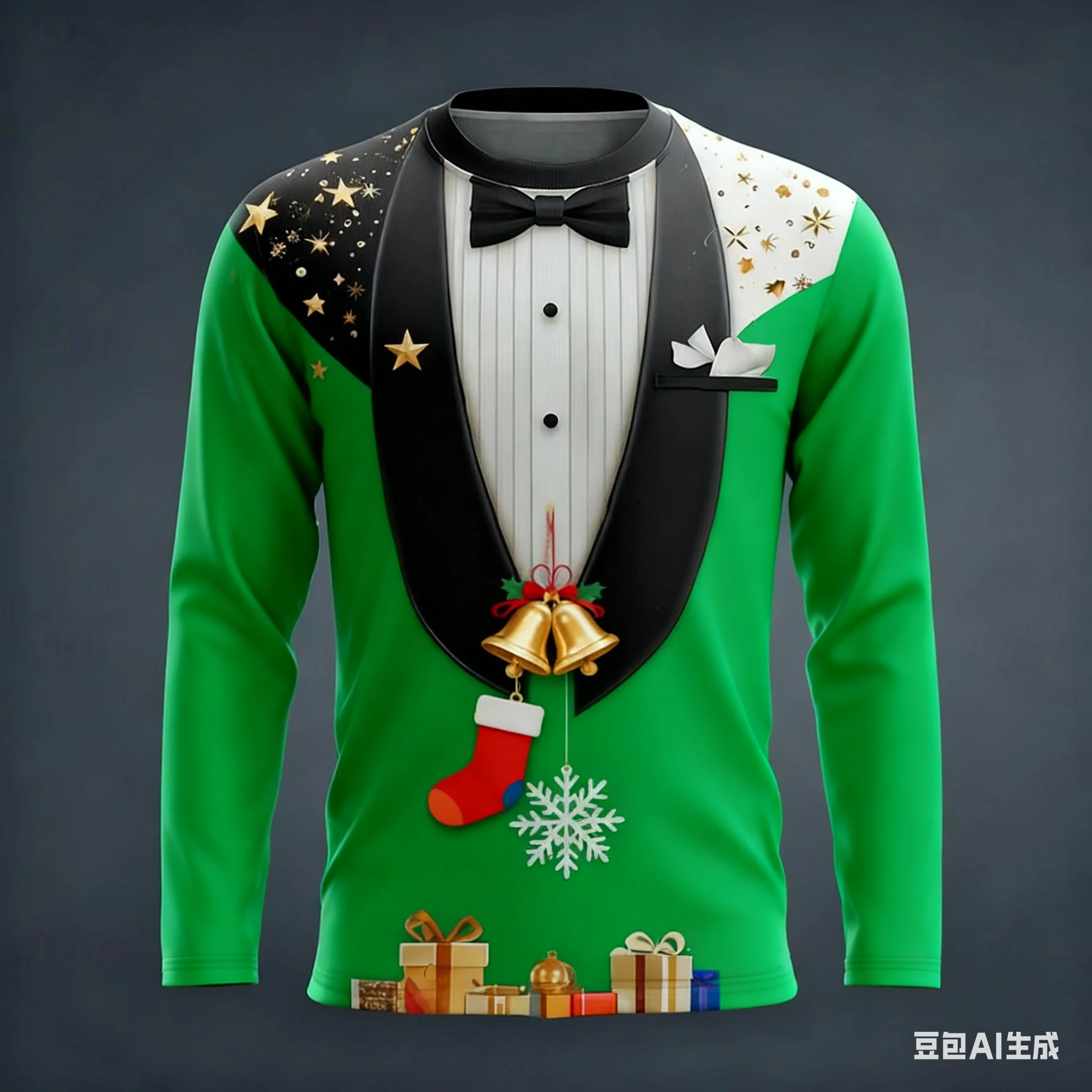 autumn Men's long sleeved T-shirt Christmas party  T-shirt pattern printed t shirt for man Fun suit Men's clothing gifts for men