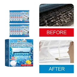 Air Conditioner Cleaner Tablet Radiator Filter Cleaning Coil Clean Deodorizer Condenser Descaler Air Conditioner Cleaning Agent