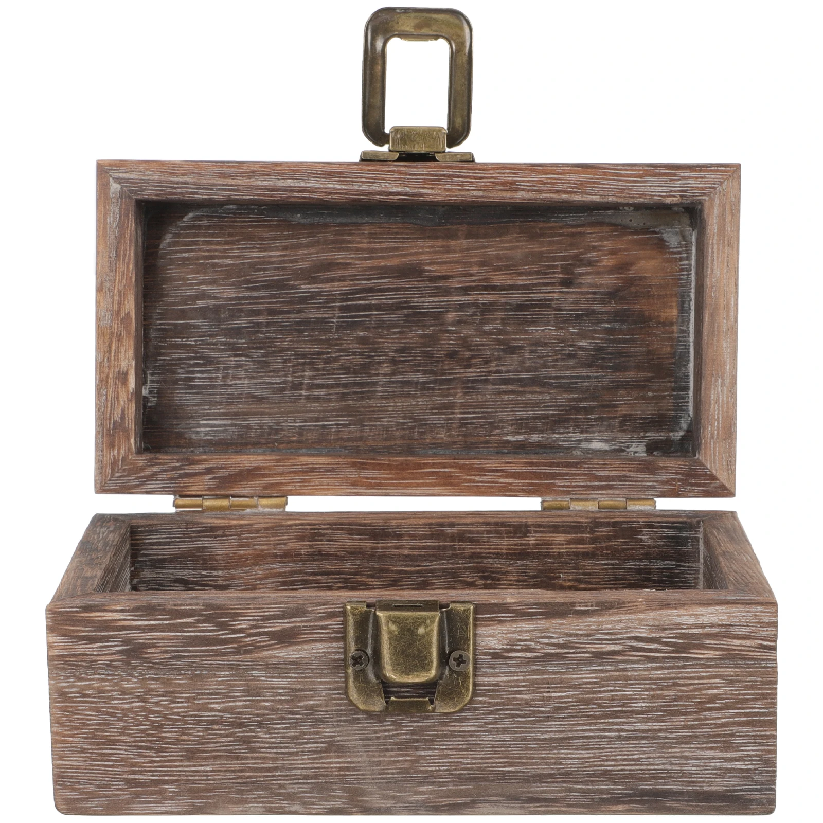 

Vintage Wooden Storage Box For Jewelry Watches Eyeglasses Crafts Keepsakes Small Compact Retro Wood Box With Lid Gift Packing
