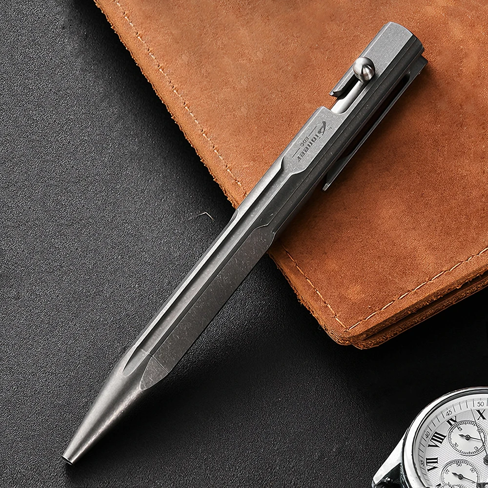 

Multi-functional Titanium Alloy Tactical Pen Business Signature Ballpoint Pen Outdoor Camping Survival Self Defense EDC Tools