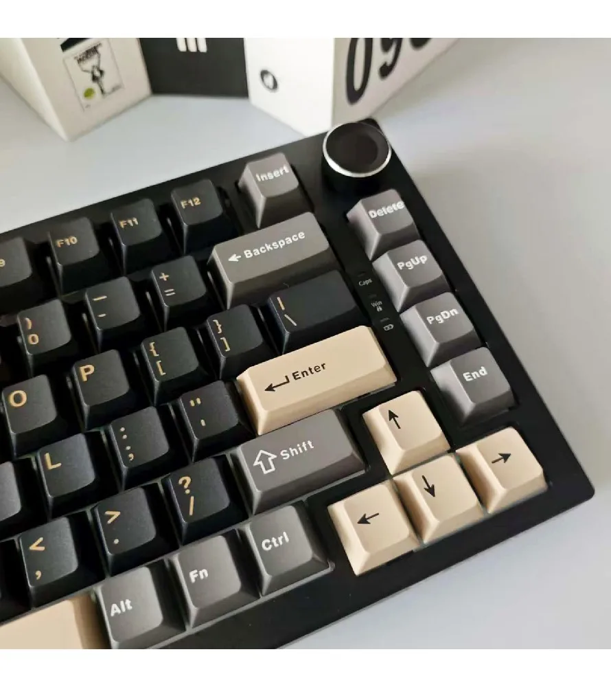 

Keycap personalized sublimation mechanical keyboard keycap replacement obsidian black personalized PBT keycaps 128 keys