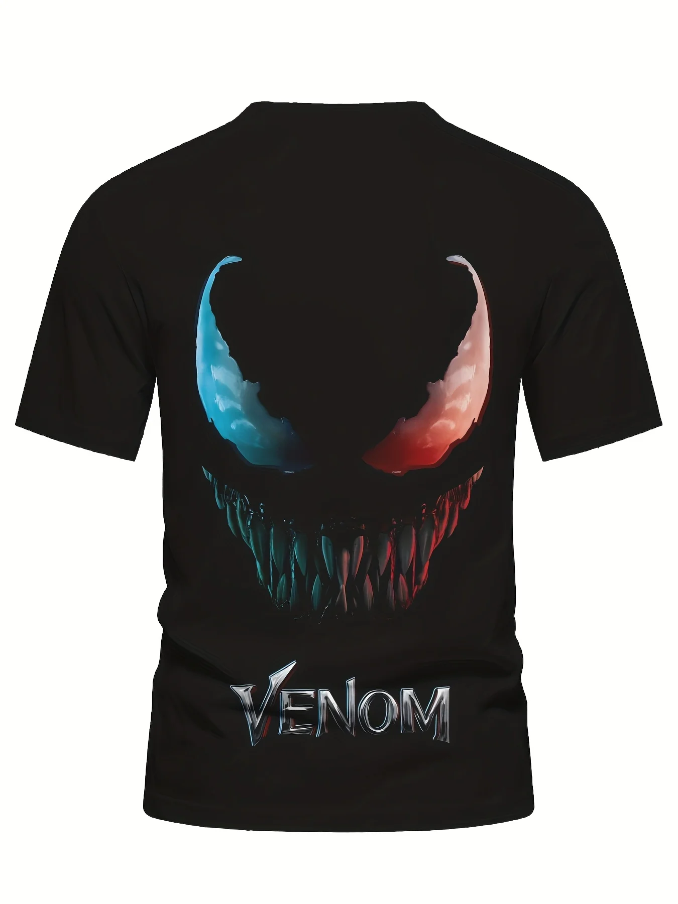 تي شيرت رجالي مرخص من Marvel Venom بتصميمات جرافيك بشعارات مضحكة ومطبوعات حروف خارقة أنيمي تي شيرت