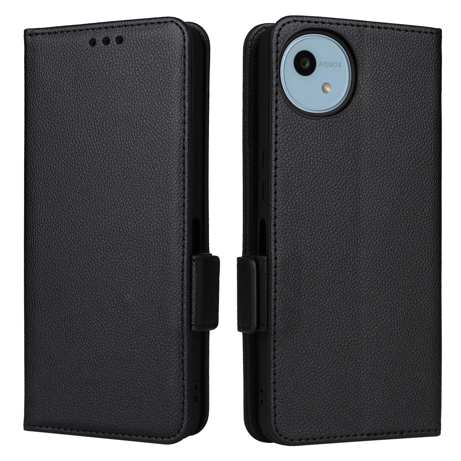 Card Slot Wallet Cover For Sharp Aquos Wish4 6.6