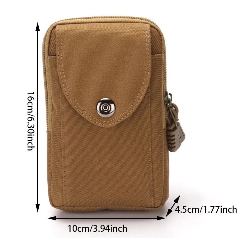 Phone Pouch Bag Camouflage Waist Bag Fanny Pack Phone Case Tool Pack For Outdoor Compact Bag 4 Styles