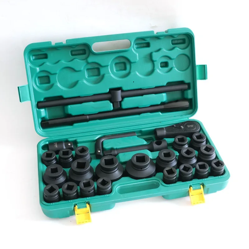 26 Pcs 3/4 Impact Socket Set 40CR Metric Socket Set Pickaxe High Quality Hot Sale OEM Customized Support China Wholesale