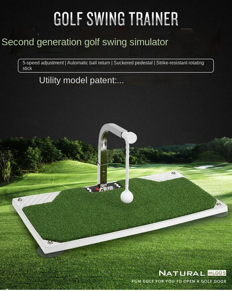 PGM Golf Swing Trainer Indoor Golf Swing Trainer 360° Rotation