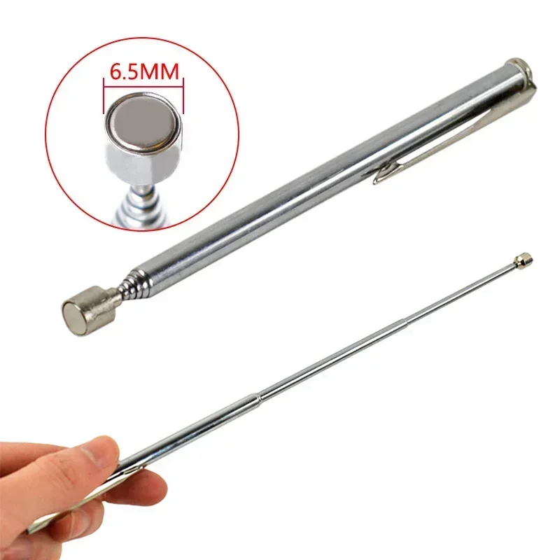 Auto Repair Tool Mini Portable telescopic magnet pen Convenient tool capacity Pick nut bolt retractable pick stick