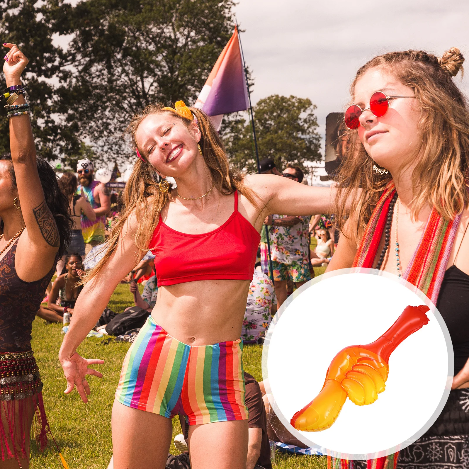 

10Pcs Handheld Thumbs Up Balloons Decorative Party Favors Birthday Festival Wedding Sports Events Birthday Supplies