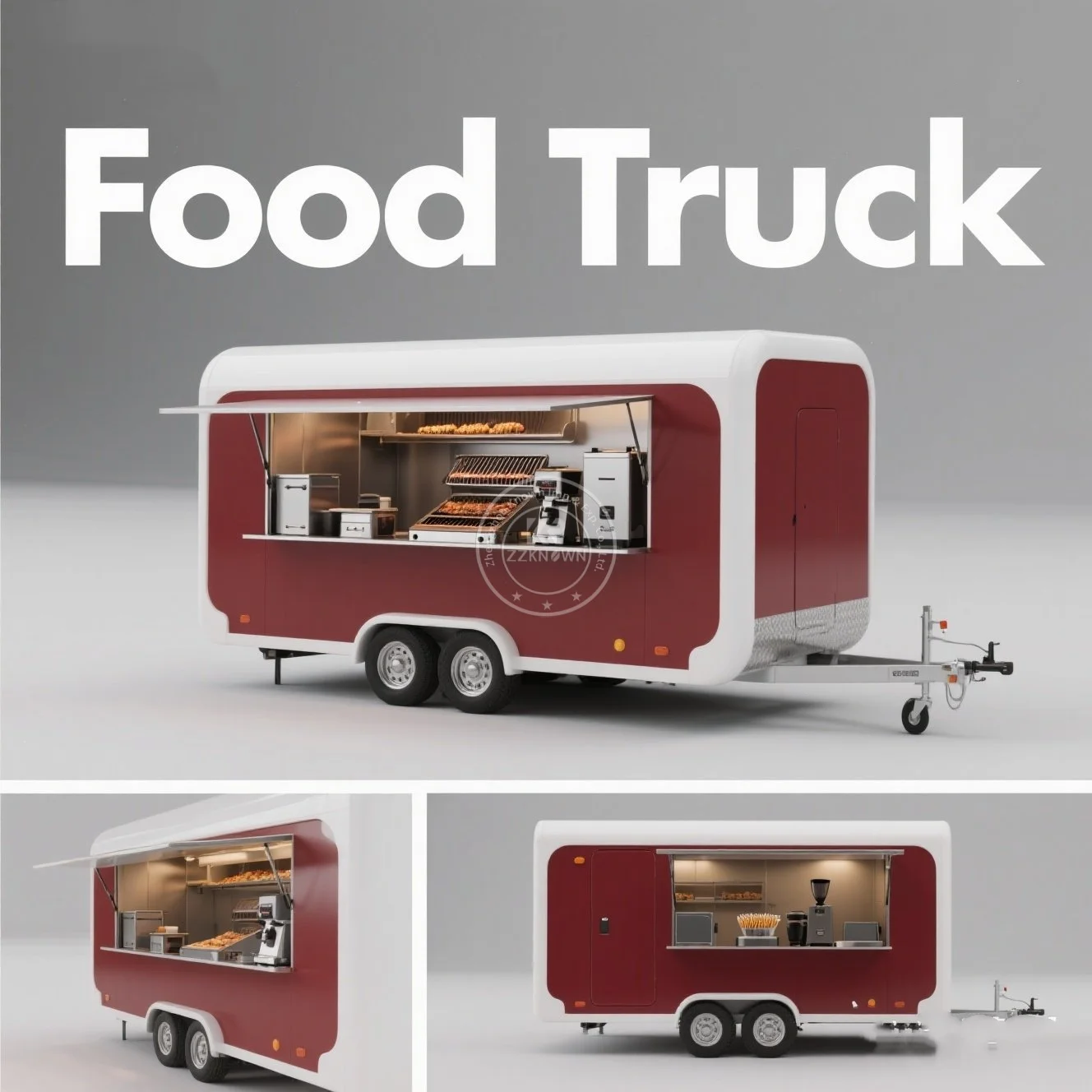 

Hot Sale Food Truck Catering Trailer Vending Cart Vintage Food Stand Cooking Bar Restaurant Mobile Food Trailer