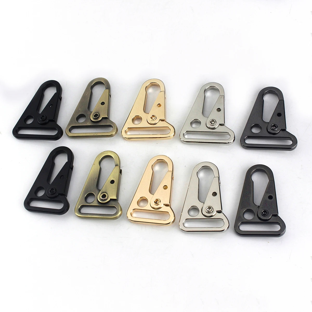 1pcs Metal Olecranon Hook Buckles Trigger Clips Buckles for Leather Strap/ Belt Bag Backpack Webbing Pet Leash Hooks 3 Sizes