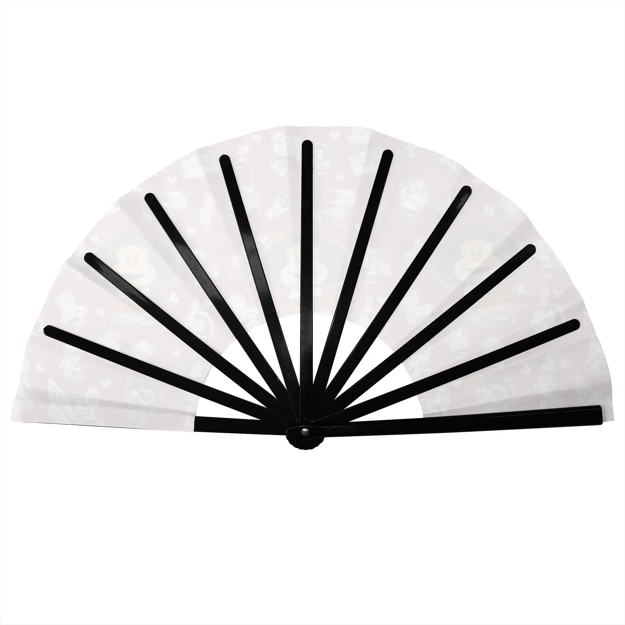 Custom M-Mafaldas Manga Comics Hand Fan Promotional Gift Wedding Comics Durable Folding Fans Unique Bulk Pack Fan