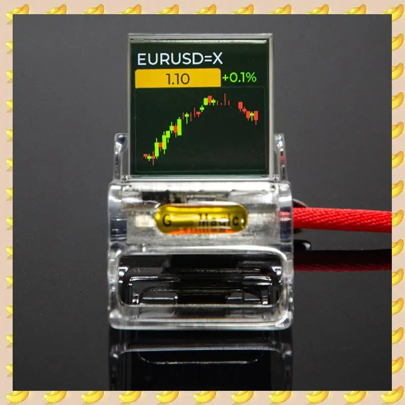 

A45U Bitcoin Ticker Monitor погода цифровой дисплей часы персонализированный ПОДАРОК воспроизведение изображения встроенный гироскоп сенсор часы A