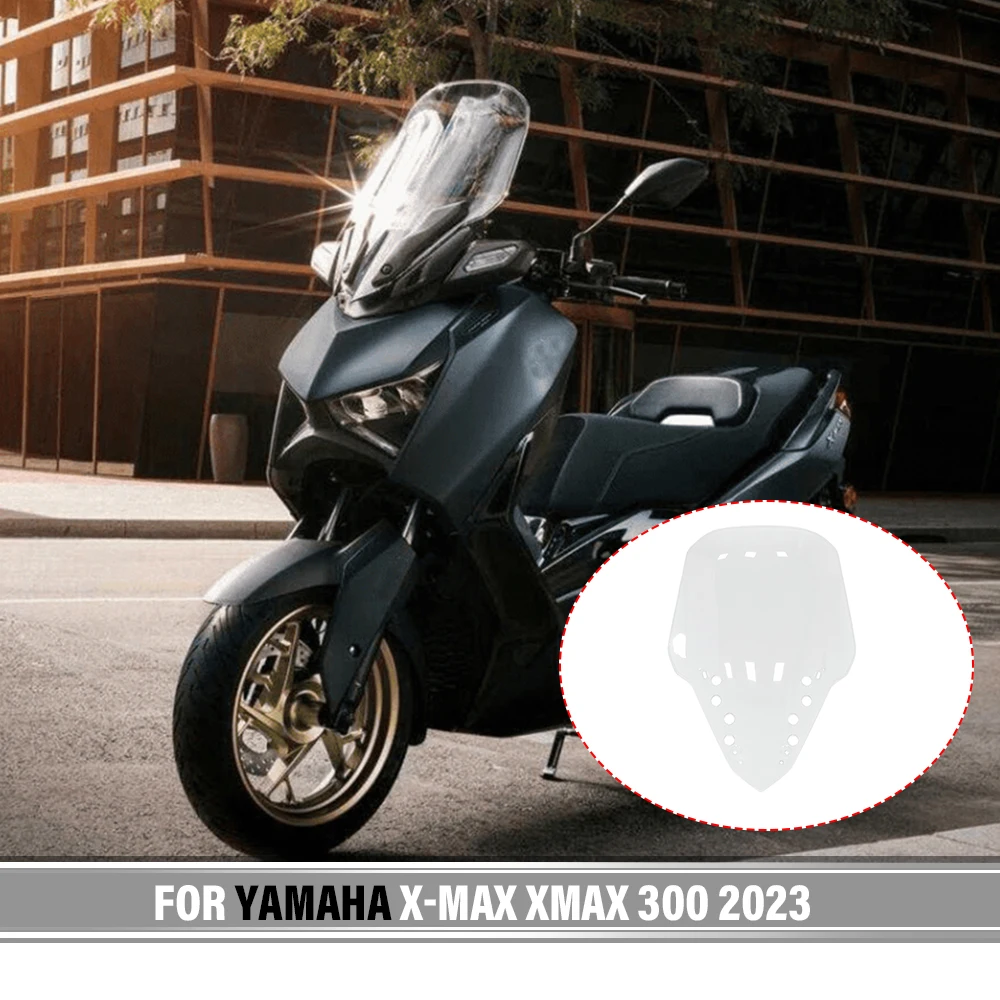 For Yamaha X-MAX XMAX 300 2023 2024 X-MAX300 Windscreen Windshield Wind Deflector Shield Screen Visor Glass