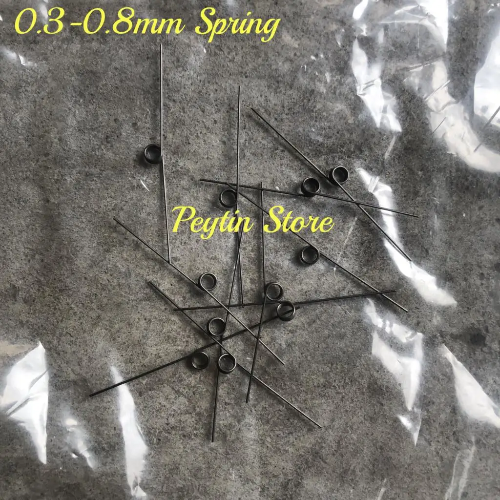 10Pcs 0.3 0.4 0.5 0.6 0.7 0.8mm Spring Steel or 304 Stainless Steel Small V Shaped Coil Torsion Spring 90 135 175 180 degree