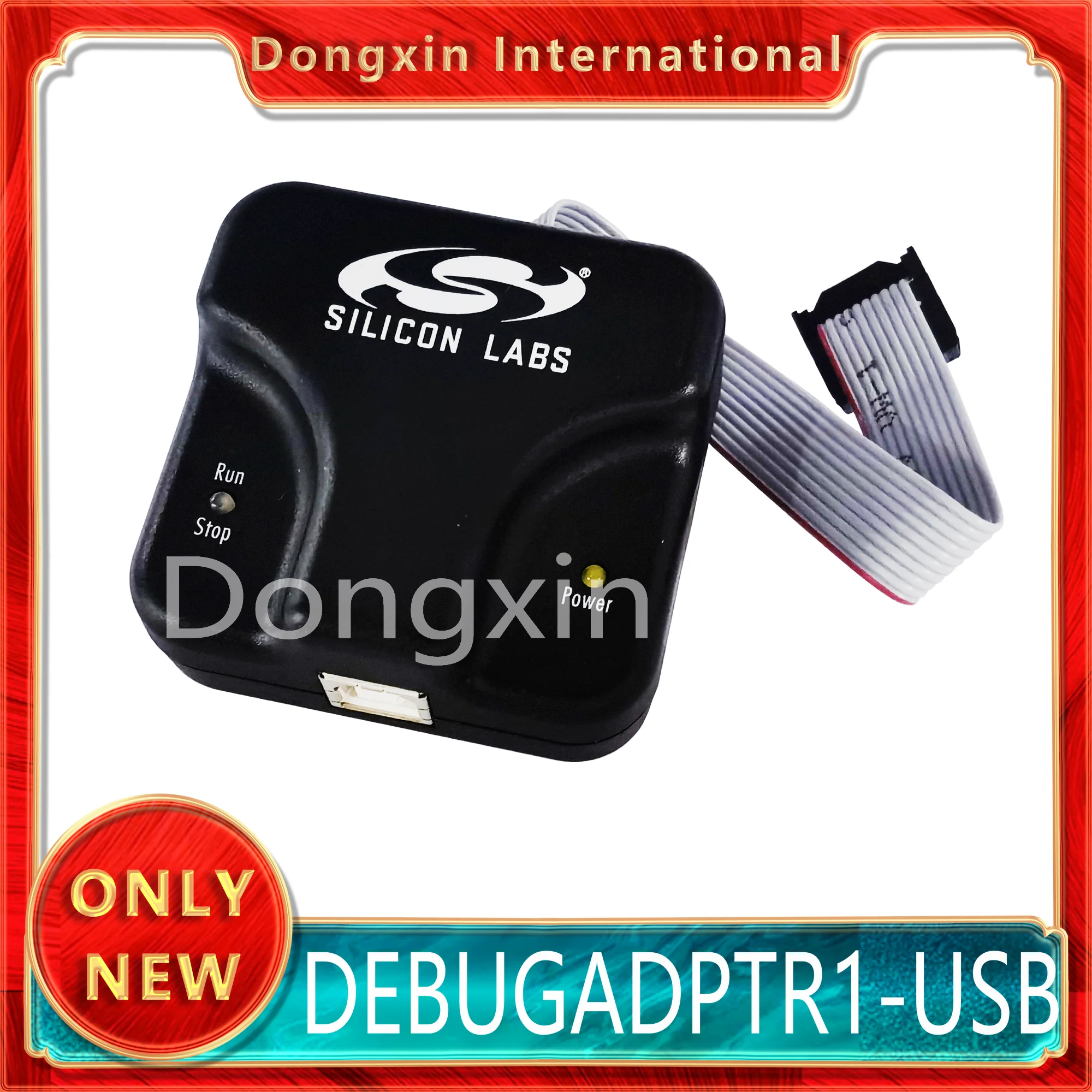 

Spot DEBUGADPTR1-USB Silicon Labs C8051F EFM8 MCU programming downloader