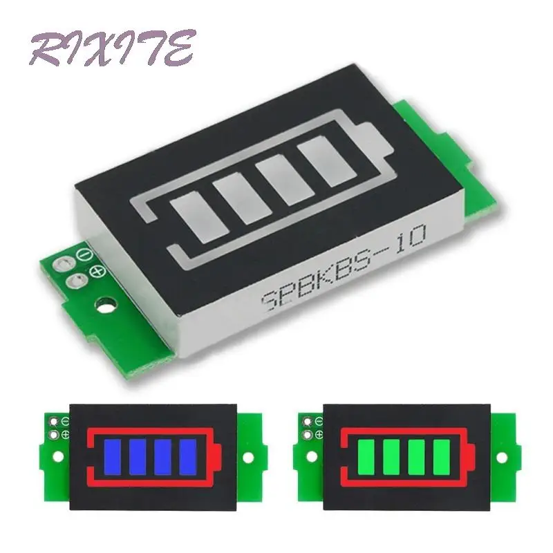 1S-8S 3.7V moduł wskaźnik pojemności baterii litowej 4.2V wyświetlacz pojazd elektryczny baterii Tester mocy li-ion