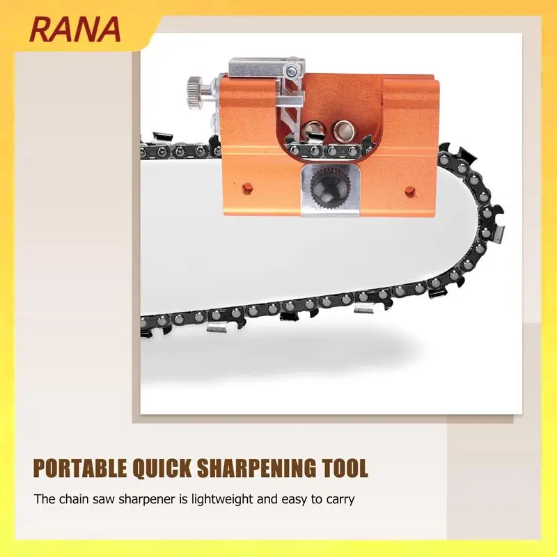 

RANA Hand Chain Sharpener Hand Crank Saw Sharpener Chain Saw Sharpening Tool For Electric Chain Saws, Lumberjacks