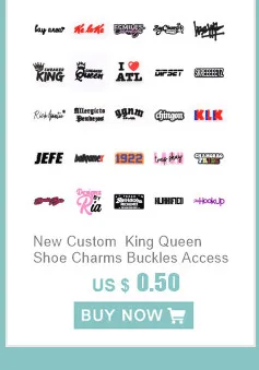 1Pcs Crown Alphabet A-Z Letters Metal 3D Shoe Charms Garden Shoes Accessories Decoration Fit Kids Girls Women Gift