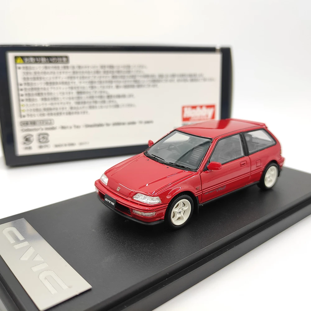 

Mark43 1:43 Scale Honda CIVIC（EF9）SiR II Red Resin Car Model Collectible Toy Gift Souvenir Display
