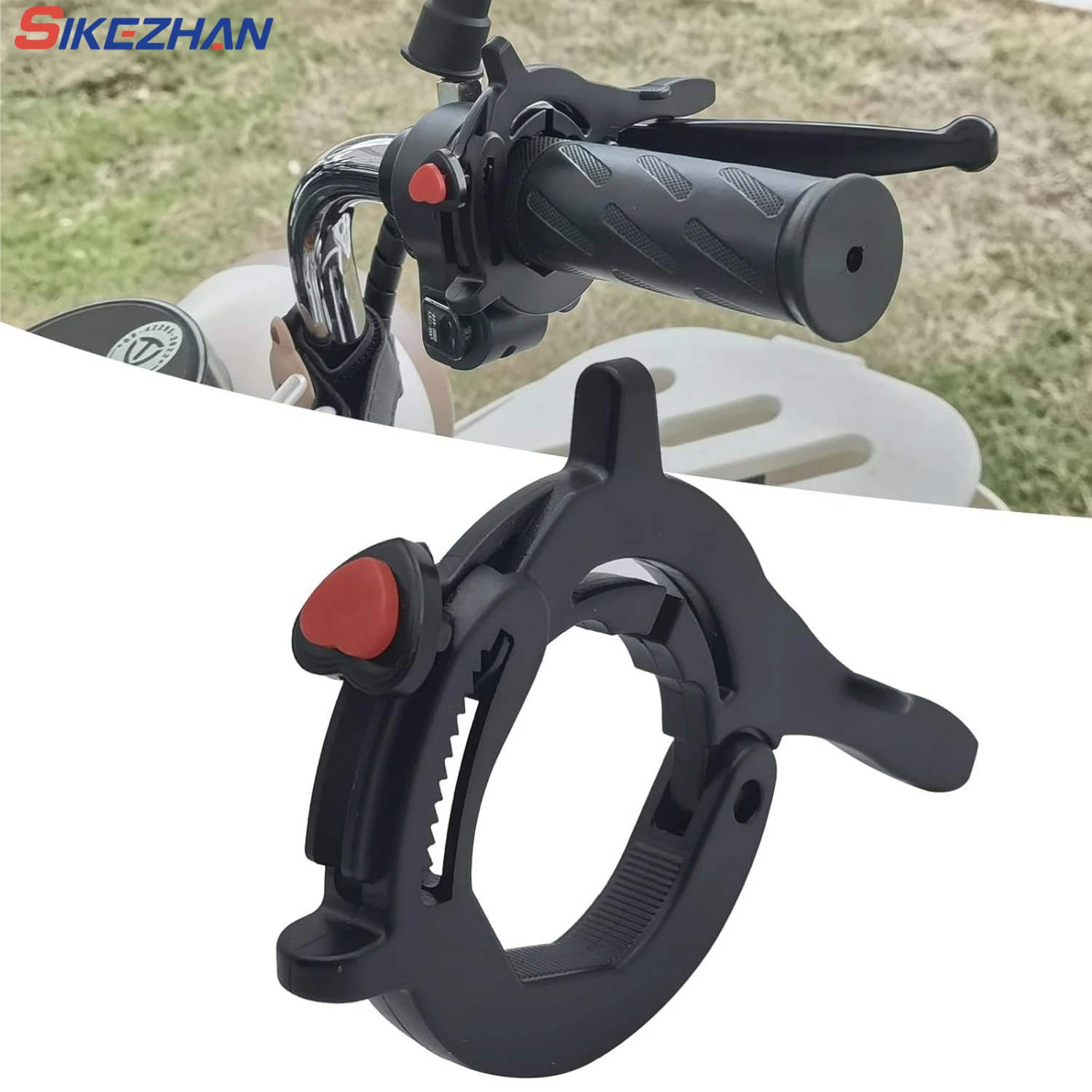 Motorcycle Cruise Control Throttle Clamp Clip Retainer High Grade Aluminum Lock Accelerator Assist Grips Motorcycle Accessories