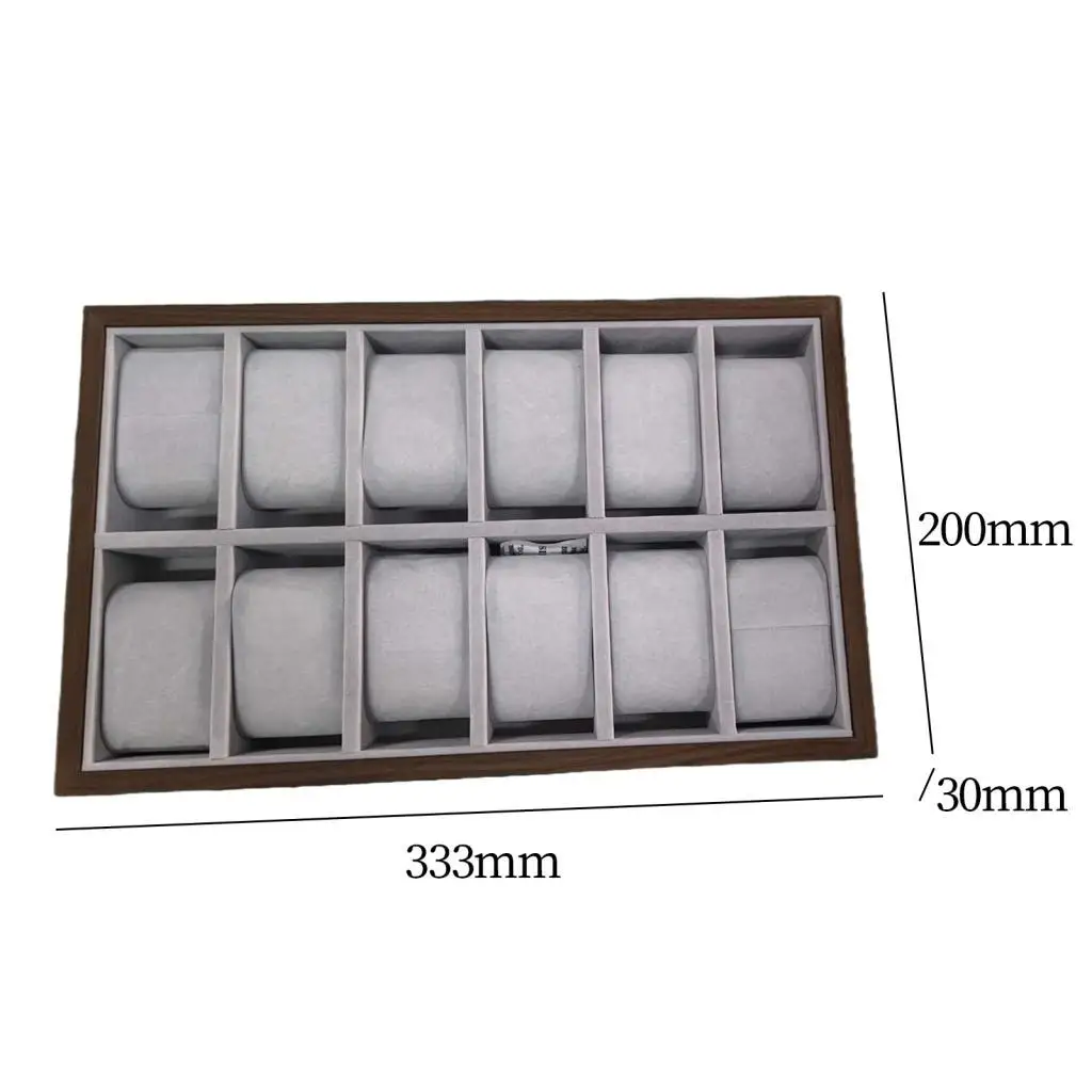 Watch Display Tray Jewelry Bracelet Storage Case for Husband Countertop Man