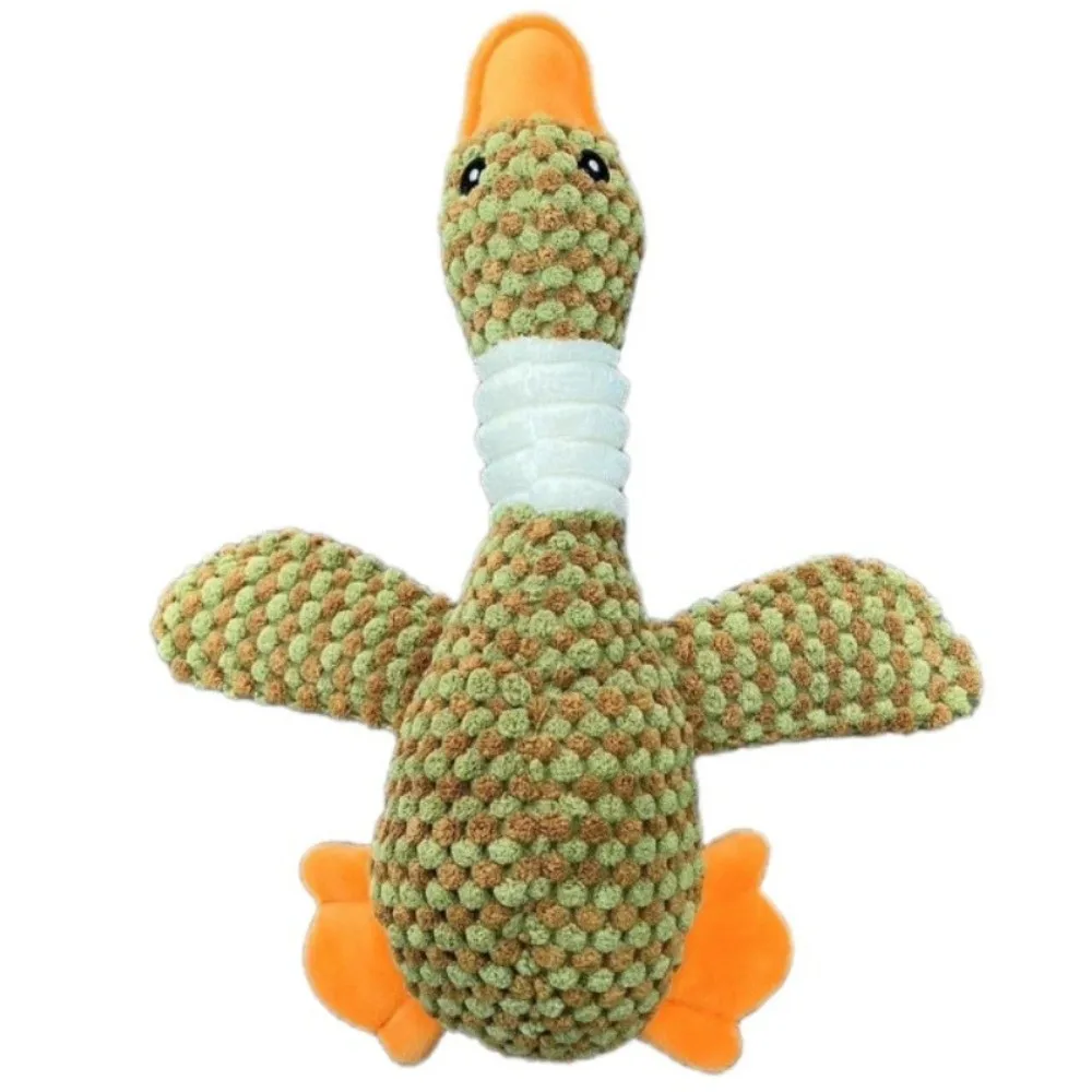 Creative Fun Duck Shape Dog Teeth Cleaning Interactive Puppy Molar Chew Cute Soft Quacking Pet Pet