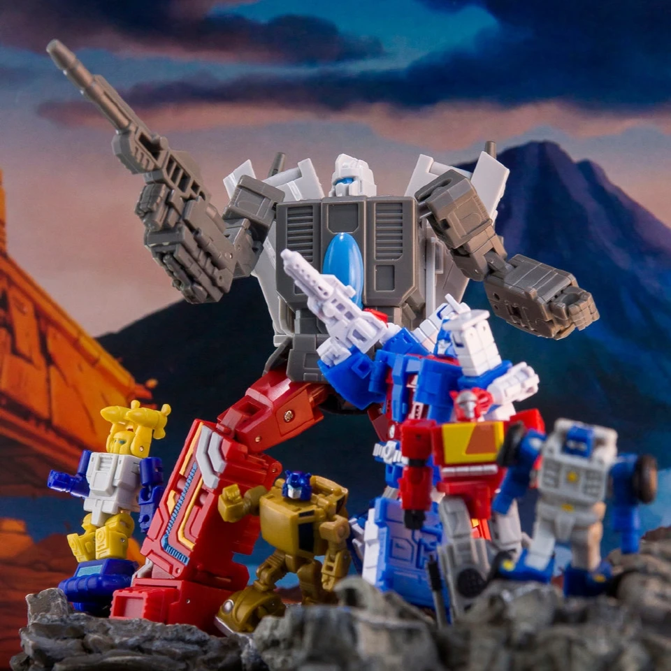 

Dr. Wu Triple Changer MS-37 Giant Axe & MS-37D Onslaught (цветная версия аниме) — игрушечная фигурка-трансформер