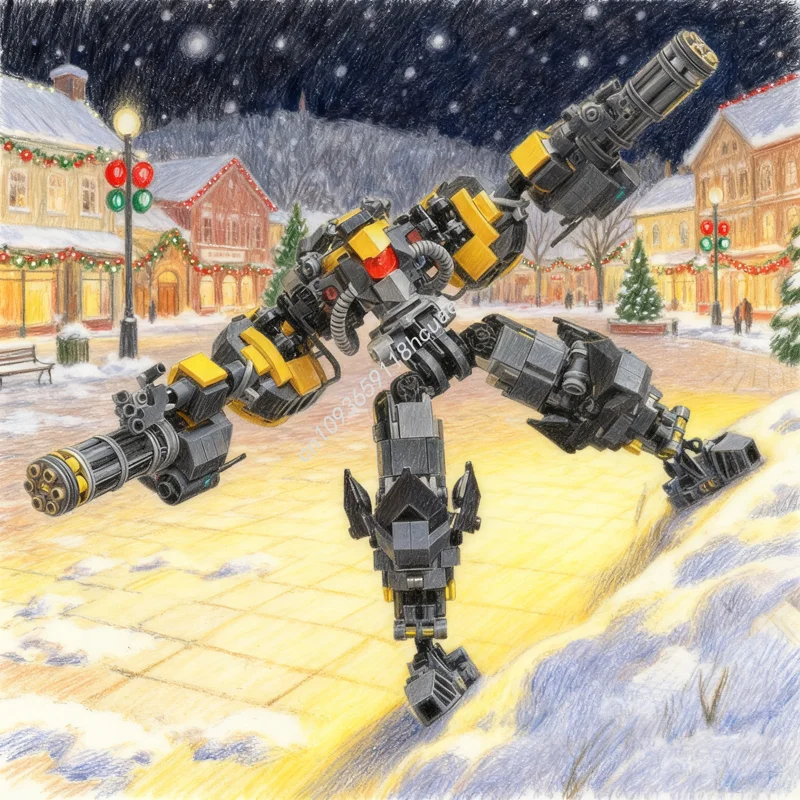 

896pcs MOC Doom Parallax Suppression Unit AKA The Model Building Blocks Construction Christmas Gifts Idea Brick Toys Education