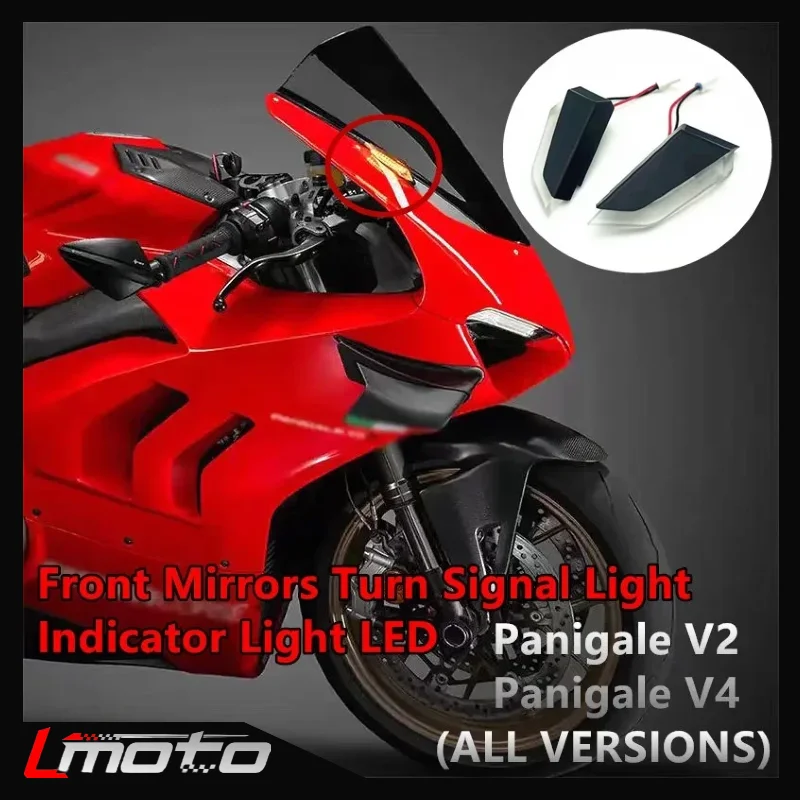 

For Ducati PANIGALE V2 Panigale V4 V4S V4R ALL VERSIONS Motorcycle Accessories Front Mirrors Turn Signal Light Indicator Light