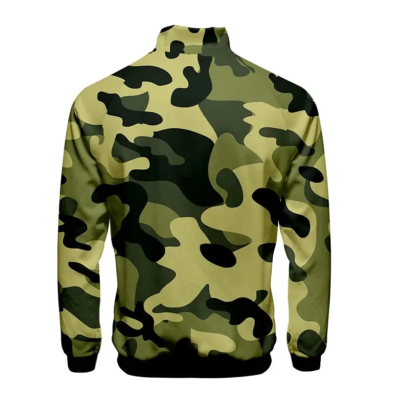 Coats Colorful Camouflage Pattern Jacket Mens Long Sleeve Hoodie Sweatshirt Men Fashion Streetwear Hoody Hip Hop Tracksuits