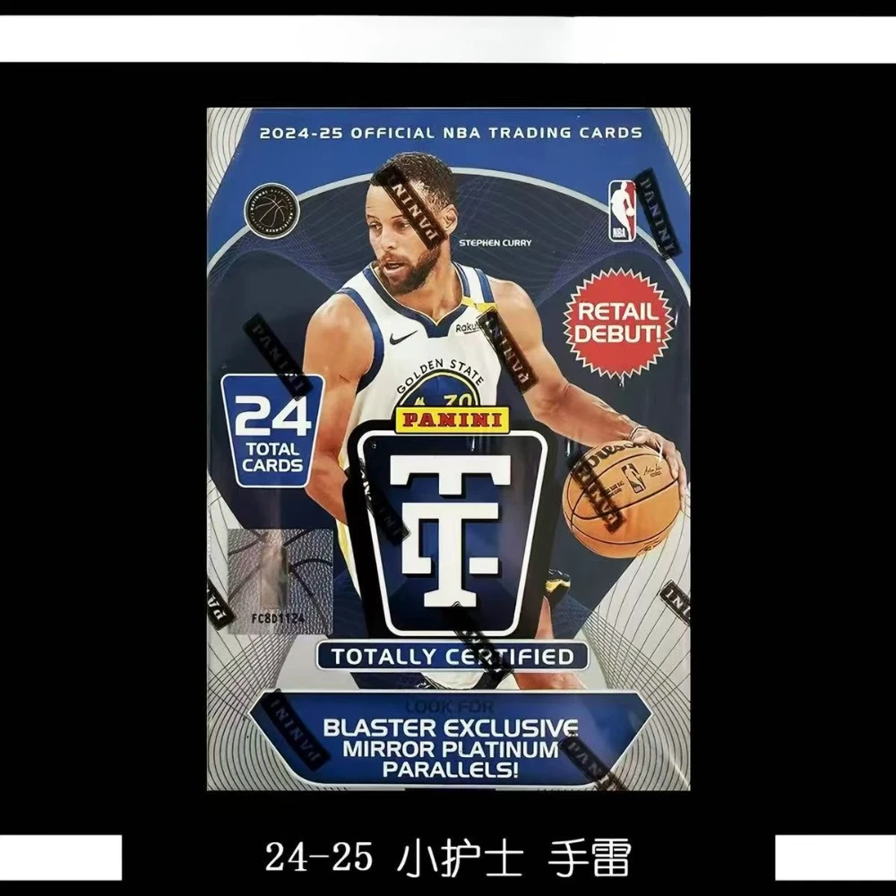 2024‑25 Panini Totally Certified NBA Basketball Blaster Box Factory Sealed Trading Cards Mirror Platinum Parallel Rookie Present