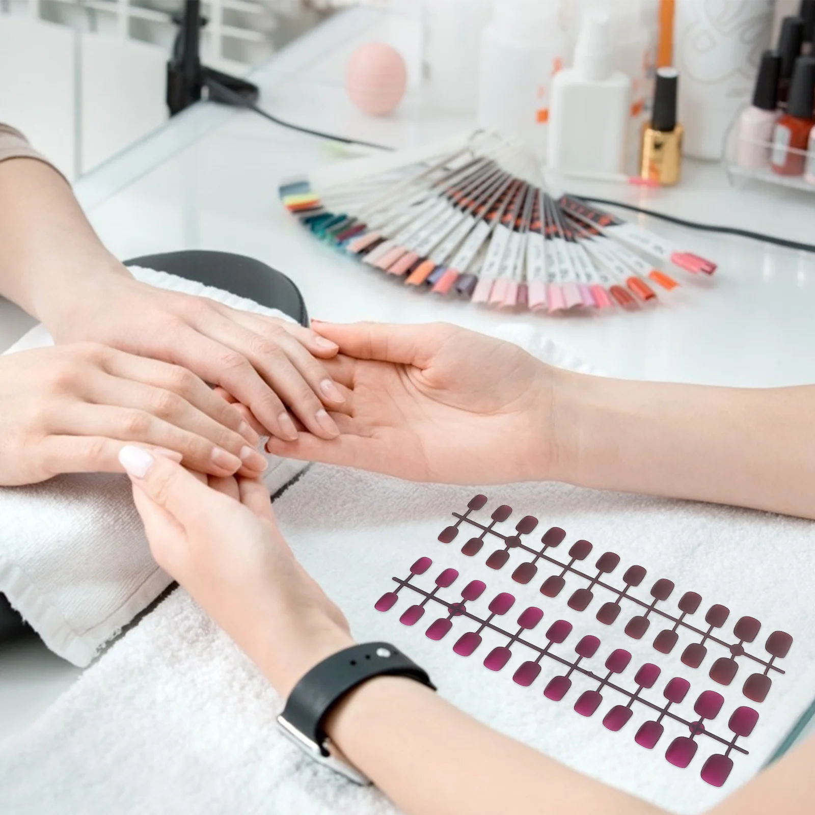 

240 шт., набор накладных ногтей, долговечные яркие цвета, накладные ногти, короткие съемные накладные ногти, аксессуары для свадебного выпускного вечера