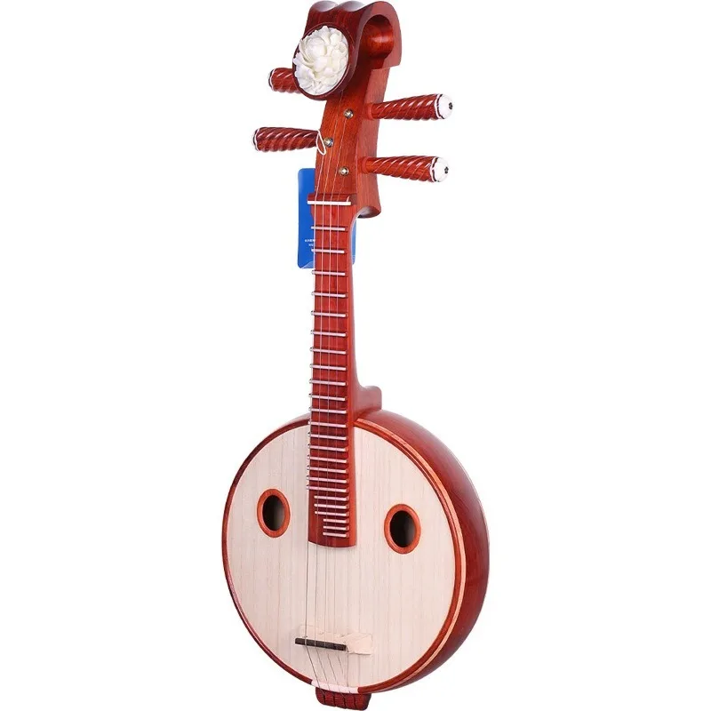 African Purple Polished Professional Grading Qin Ruan Musical Instrument