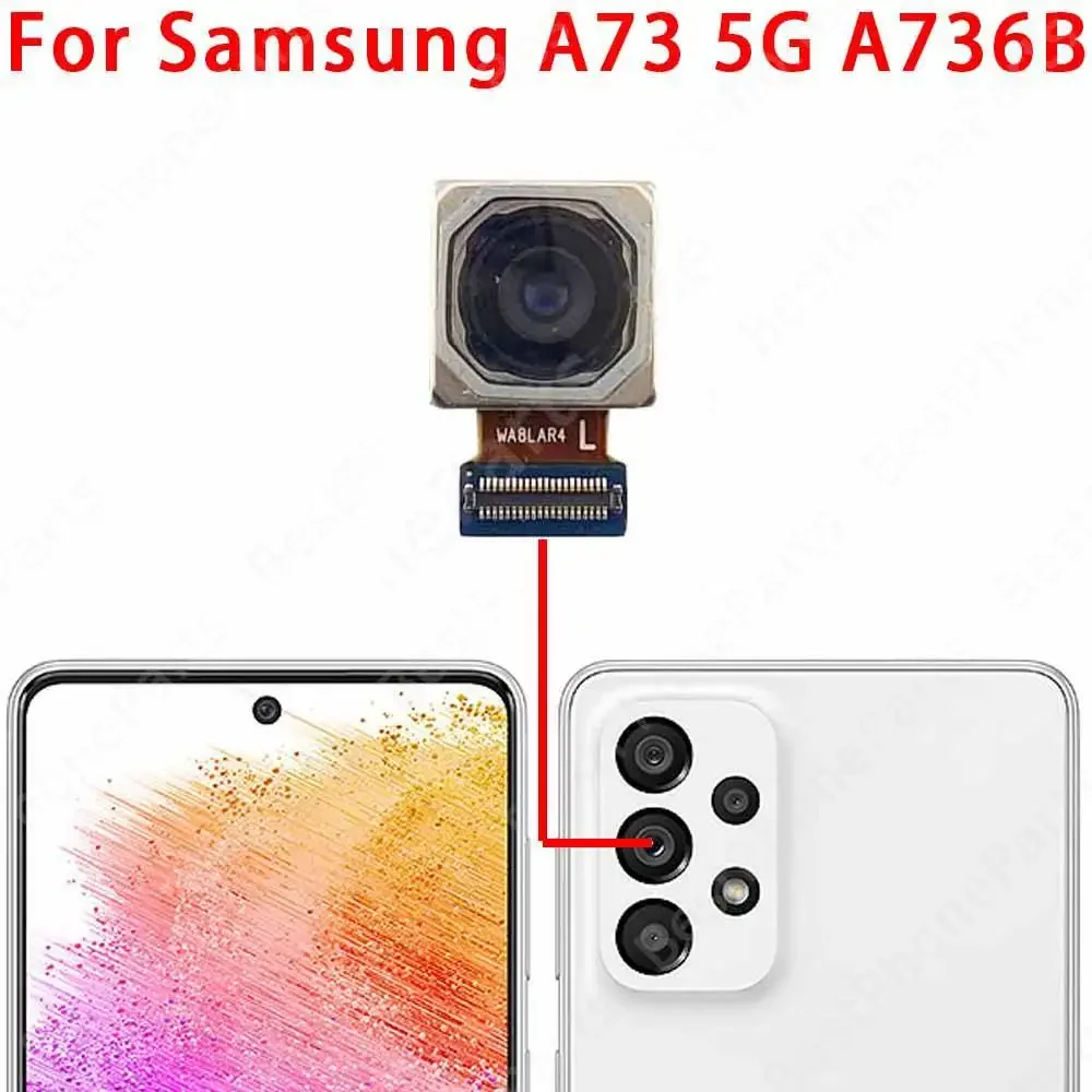 Rear Camera For Samsung Galaxy A53 A33 A73 5G A336 A536 A736 Backside Back Camera Module Replacement Spare Parts