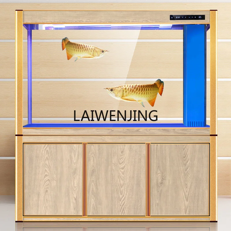 HLZ aquarium household large and medium-sized bottom filter glass screen ecology can be customized