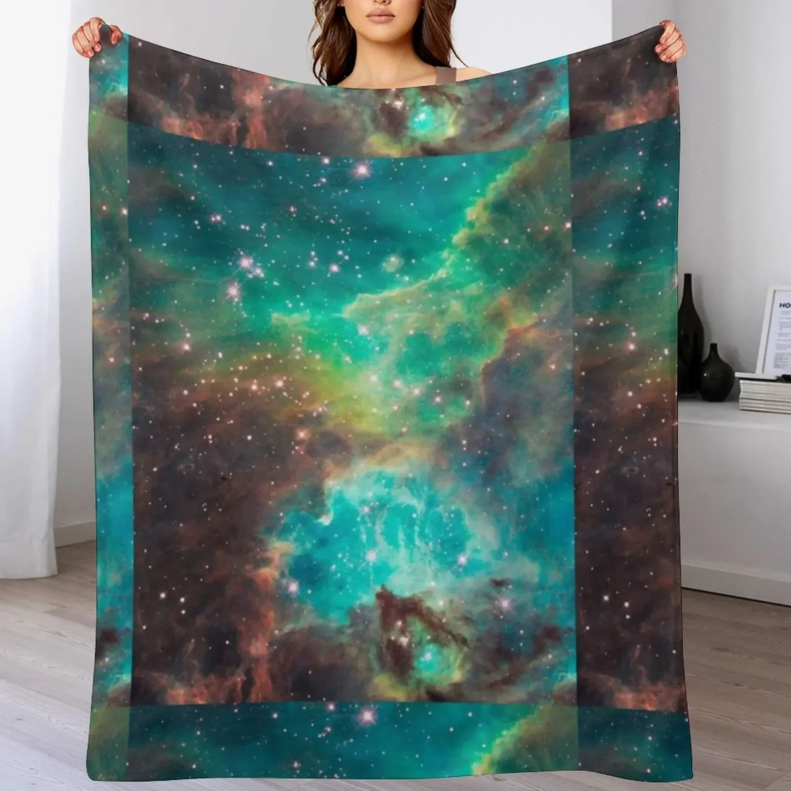 Hubble telescope (Tarantula Nebula) Throw Blanket Blankets For Baby Bed linens Quilt Soft Plush Plaid Blankets