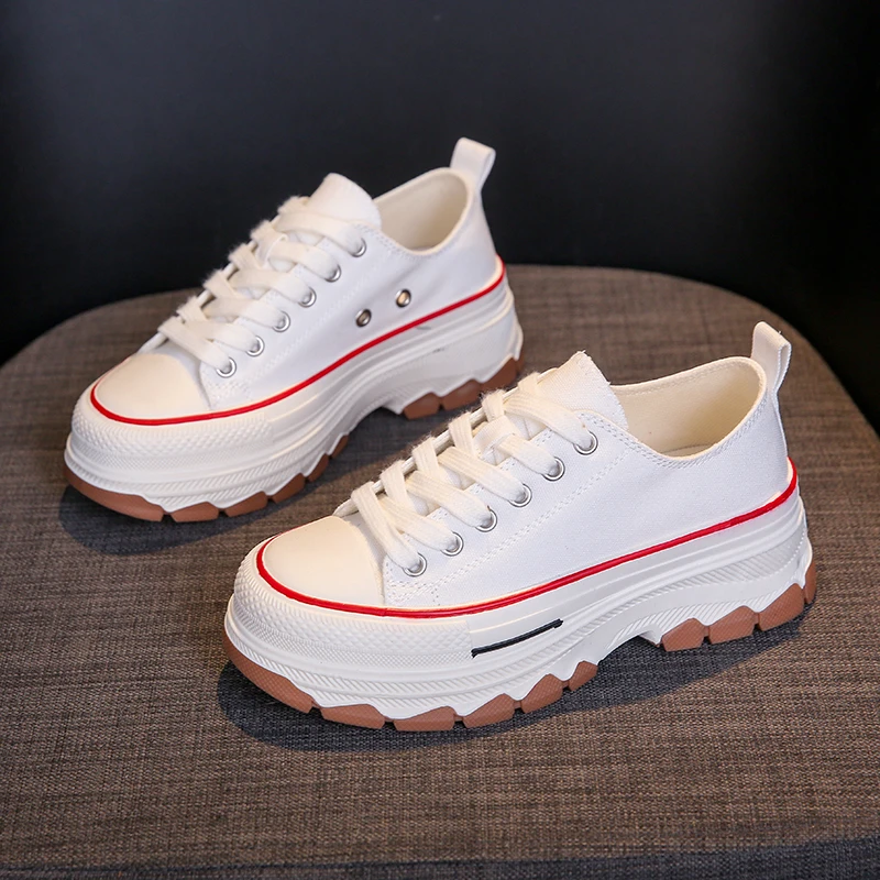 2023 New Shoes for Women Low Top Canvas Shoes High Quality Vulcanized Casual Ladies Shoes  Running Designer Shoes Sneakers