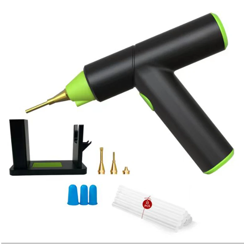 10W Hot Melt Glue Gun with 7mm Glue Sticks Mini Industrial Guns Heat Temperature Thermo Electric Repair Tool